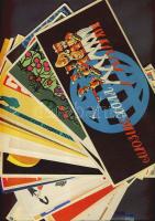 Szovjet családi gyufacímkék kb 60 db + magyar gyufacímkék ívekben, családi méretben sok száz darab / Hungary match-labels