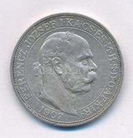 1907KB 5K Ag "Ferenc József koronázásának 40. évfordulója" T:VF
Adamo K7.1