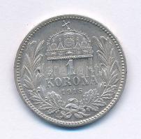 1915KB 1K Ag "Ferenc József" T:AU Adamo K5.1