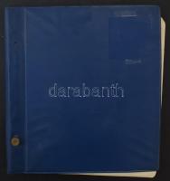 Franciaország 1960-1969 Gyűjtemény, benne 20 db FDC is, részben filázva csavaros albumban