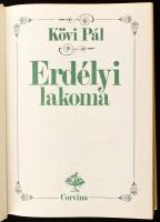 Kövi Pál: Erdélyi lakoma. Bp.,1980, Corvina. Második, átdolgozott és javított kiadás. Kiadói egészvá...