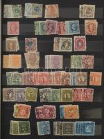 Svédország több példányos előrendező, néhány száz régi és új bélyeg 16 lapos Philux A4-es berakó 16 oldalán (borító sérült)