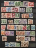 Svédország több példányos előrendező, néhány száz régi és új bélyeg 16 lapos Philux A4-es berakó 16 ...