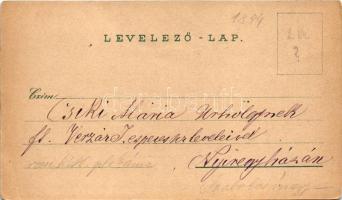 1894 (Vorläufer!!!!) Lőcse, Levoca; Honvéd emlékmű, látkép, városháza, Lőcsei fehér asszony. Schwide...
