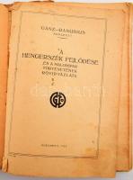 2 darab malomipari kiadvány. Csizmazia Lajos: A malomipar technológiája I. Bp., 1942, Pátria, papírk...