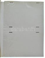 Használt 47 lapos bankjegyberakó, kettes osztású lapokkal, összesen 188 férőhellyel