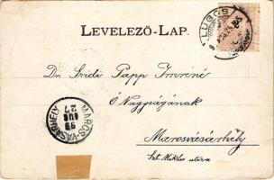 1899 (Vorläufer) Lugos, Lugoj; M. kir. állami főgimnázium, tanuló. Auspitz Adolf kiadása / grammar s...