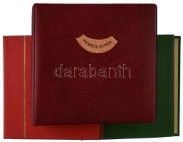 Használt érmeberakó tétel, 3db gyűrűs mappa. Összesen 32 berakólappal, különböző méretű érmék számára, jó állapotban.