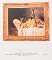 Wolff Károly (1869-1946): Csendélet. Olaj, vászon. Jelezve jobbra lent. Dekoratív, korabeli fakeretb...