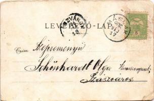 1906 Máriaradna, Radna (Lippa, Lipova); Gnadenbild zu Maria-Radna, Kirche, Inneres der Kirche, Maria...