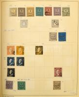 Olaszország tartalmas gyűjtemény, 3.800 bélyeg előrajzolt albumban, főleg bélyegzett anyag rengeteg ...