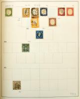 Olaszország tartalmas gyűjtemény, 3.800 bélyeg előrajzolt albumban, főleg bélyegzett anyag rengeteg ...