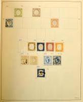 Olaszország tartalmas gyűjtemény, 3.800 bélyeg előrajzolt albumban, főleg bélyegzett anyag rengeteg ...