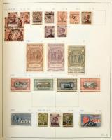 Olaszország tartalmas gyűjtemény, 3.800 bélyeg előrajzolt albumban, főleg bélyegzett anyag rengeteg ...