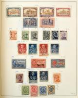 Olaszország tartalmas gyűjtemény, 3.800 bélyeg előrajzolt albumban, főleg bélyegzett anyag rengeteg ...