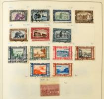 Olaszország tartalmas gyűjtemény, 3.800 bélyeg előrajzolt albumban, főleg bélyegzett anyag rengeteg ...