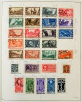 Olaszország tartalmas gyűjtemény, 3.800 bélyeg előrajzolt albumban, főleg bélyegzett anyag rengeteg ...