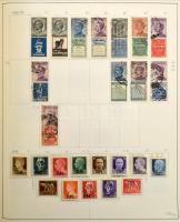 Olaszország tartalmas gyűjtemény, 3.800 bélyeg előrajzolt albumban, főleg bélyegzett anyag rengeteg ...