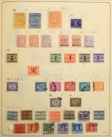 Olaszország tartalmas gyűjtemény, 3.800 bélyeg előrajzolt albumban, főleg bélyegzett anyag rengeteg ...