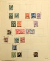 Olaszország tartalmas gyűjtemény, 3.800 bélyeg előrajzolt albumban, főleg bélyegzett anyag rengeteg ...