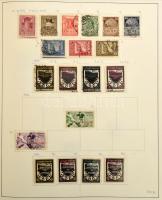 Olaszország tartalmas gyűjtemény, 3.800 bélyeg előrajzolt albumban, főleg bélyegzett anyag rengeteg ...