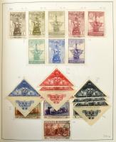 Spanyolország tartalmas gyűjtemény 4.600 db bélyeg előrajzolt albumban, nagyobb részben bélyegzett a...