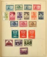 Spanyolország tartalmas gyűjtemény 4.600 db bélyeg előrajzolt albumban, nagyobb részben bélyegzett a...