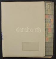 Vegyes külföldi bélyegek 4 db közepes + 7 db A4-es kétoldalas berakólapon + 17 kartonlapon 2 oldalas...