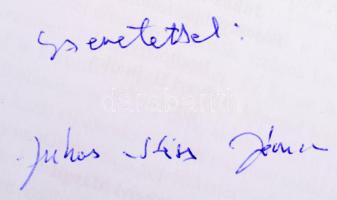 2 db dedikált Juhos-Kiss János kötet: Édes anyanyelvünkön szólítanak. Bp., 2019. Hungarovox.; Piros ...