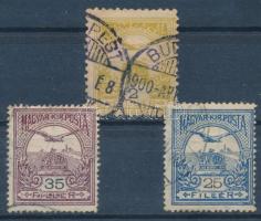 Turul 3 klf értéke túlfestékezéssel, festékcsíkokkal