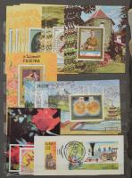 Arab országok sorok, kisívek, kisívsorok, blokkok 8 lapos A4-es berakó 11 oldalán