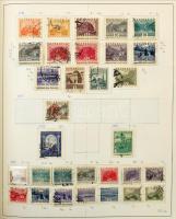 Ausztria + területek nagyon tartalmas gyűjtemény, 5.100 bélyeg előrajzolt albumban, főleg bélyegzett...
