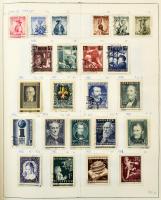 Ausztria + területek nagyon tartalmas gyűjtemény, 5.100 bélyeg előrajzolt albumban, főleg bélyegzett...