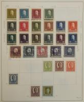 Ausztria + területek nagyon tartalmas gyűjtemény, 5.100 bélyeg előrajzolt albumban, főleg bélyegzett...