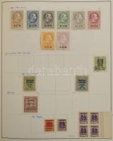 Ausztria + területek nagyon tartalmas gyűjtemény, 5.100 bélyeg előrajzolt albumban, főleg bélyegzett...