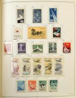 Lengyelország + Gdansk, Levant nagyon tartalmas gyűjtemény, 5.600 bélyeg előrajzolt albumban, főleg ...