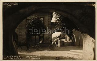 Késmárk, Kezmarok; Palcsova ulicka / utcakép, lovasszekér / street view, horse-drawn carrige. Schiebl photo