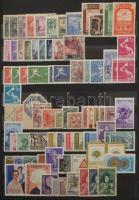 Többletpédányok nyugat-európai országokból, érdekes tétel jobb kiadásokkal, blokkokkal, szétesett 16...