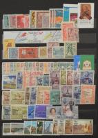 Többletpédányok nyugat-európai országokból, érdekes tétel jobb kiadásokkal, blokkokkal, szétesett 16...