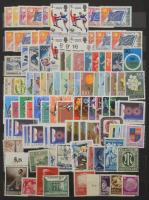 Többletpédányok nyugat-európai országokból, érdekes tétel jobb kiadásokkal, blokkokkal, szétesett 16...