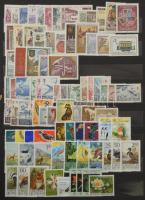 Többletpédányok nyugat-európai országokból, érdekes tétel jobb kiadásokkal, blokkokkal, szétesett 16...