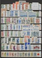 Kanada szép gyűjtemény a klasszikusoktól a 2000-es évekig, közte jobb értékek, magas modern névérték, 8 lapos A4-es berakóban