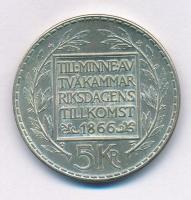 Svédország 1966U 5K billon "VI. Gusztáv Adolf", "A kétkamarás alkotmányreform 100. év...