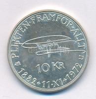 Svédország 1972U 10K Ag "VI. Gusztáv Adolf 90. születésnapja" T:XF, kis patina Sweden 1972U 10 Kronor Ag "90th Birthday of Gustav VI Adolf" C:XF, small patina Krause KM#847
