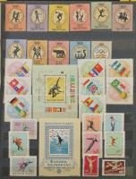 Tétel a 20-as 60-as évekből jobb kiadásokkal, blokkokkal 12 lapos nagy berakóban. Érdemes megnézni!