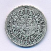 Svédország 1931G 1K Ag "V. Gusztáv" T:VF,F, patina
Sweden 1931G 1 Krona Ag "Gustaf V...