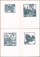 König Róbert: Cornwalltól Edinburgh-ig 1987. Grafikai epigrammák. Bp., 1987., Kisgrafika Barátok Kör...