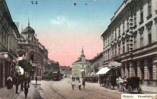 Miskolc Városház tér a Korona Szállodával