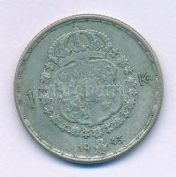 Svédország 1943G 1K billon "V. Gusztáv" T:VF Sweden 1943G 1 Krona billon "Gustaf V" C:VF Krause KM#814