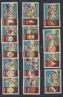 1960-61 14 db NB 1-es labdarúgó csapat gyufacímkéje